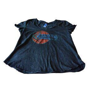 Harley Davidson Womens T-Shirt XL Charcoal 2016 Bruce Rossmeyer's Daytona Beach